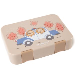 Bentobox, lunchbox, broodtrommel voor kinderen - politie - leeuwen